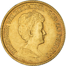 Coin, Netherlands, Wilhelmina I, 10 Gulden, 1912, EF(40-45), Gold, KM:149