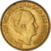 Coin, Netherlands, Wilhelmina I, 10 Gulden, 1925, EF(40-45), Gold, KM:162