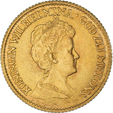 Coin, Netherlands, Wilhelmina I, 10 Gulden, 1912, EF(40-45), Gold, KM:149