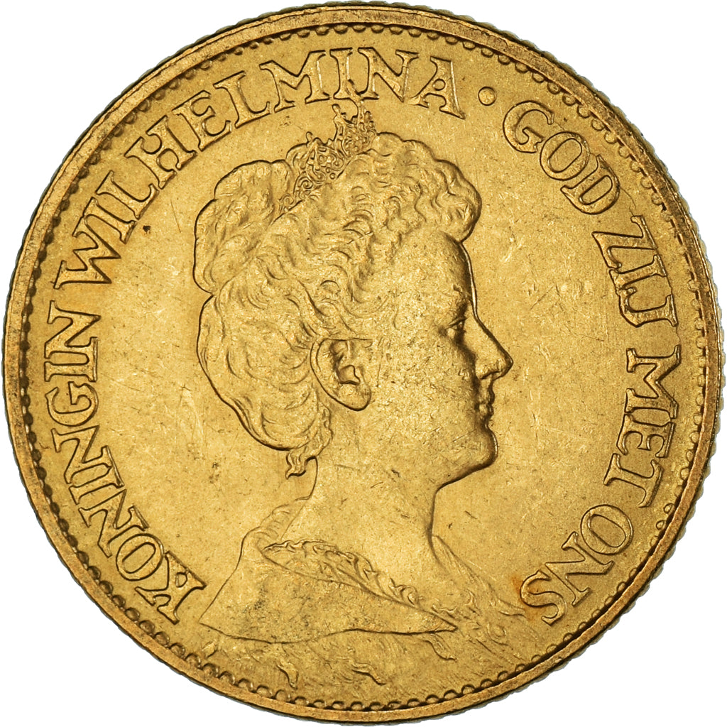 Monnaie, Pays-Bas, Wilhelmina I, 10 Gulden, 1912, TTB, Or, KM:149