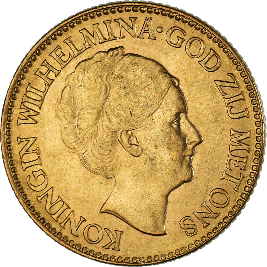 Monnaie, Pays-Bas, Wilhelmina I, 10 Gulden, 1932, Utrecht, TTB, Or, KM:162
