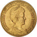 Coin, Netherlands, Wilhelmina I, 10 Gulden, 1913, AU(50-53), Gold, KM:149