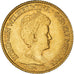Coin, Netherlands, Wilhelmina I, 10 Gulden, 1917, AU(50-53), Gold, KM:149