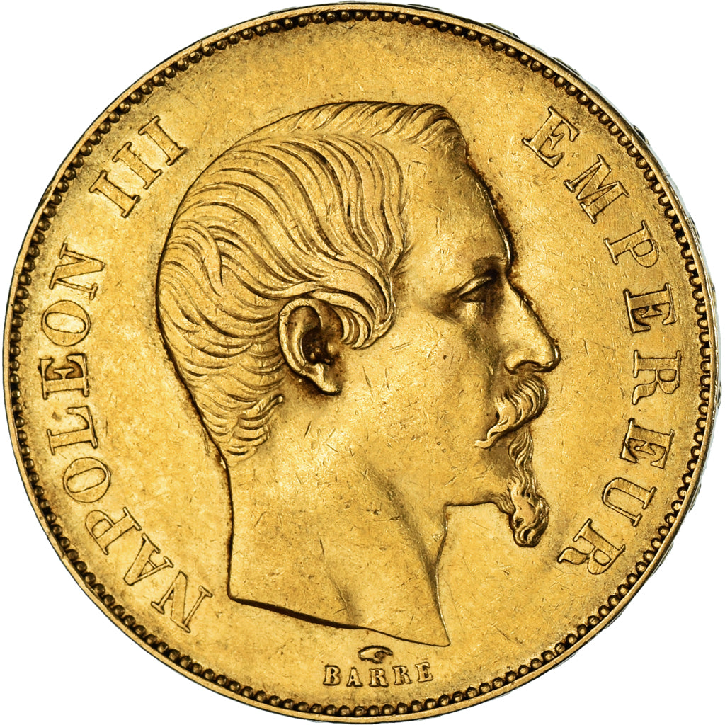 Coin, France, Napoleon III, Napoléon III, 50 Francs, 1855, Paris, EF(40-45)