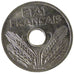 FRANCE, 20 Centimes, 1941, MS(65-70), Zinc, Gadoury #320, 3.60