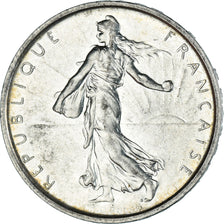 Moneda, Francia, Semeuse, 5 Francs, 1966, EBC, Plata, KM:926, Gadoury:770