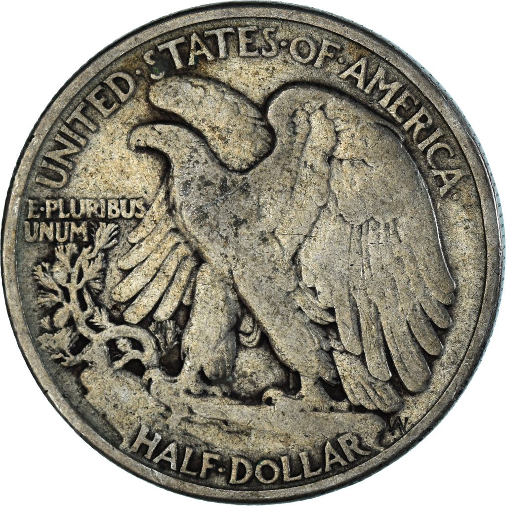 Coin, United States, Half Dollar, 1943, Philadelphia, VF(30-35), Silver, KM:142
