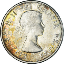 Canada 50 Cents 1958 Royal Canadian Mint KM:53 AU(55-58) Silver 29.72