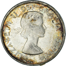 Münze, Kanada, Elizabeth II, 50 Cents, 1956, Royal Canadian Mint, Ottawa, VZ