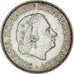 Coin, Netherlands, Juliana, 2-1/2 Gulden, 1966, EF(40-45), Silver, KM:185