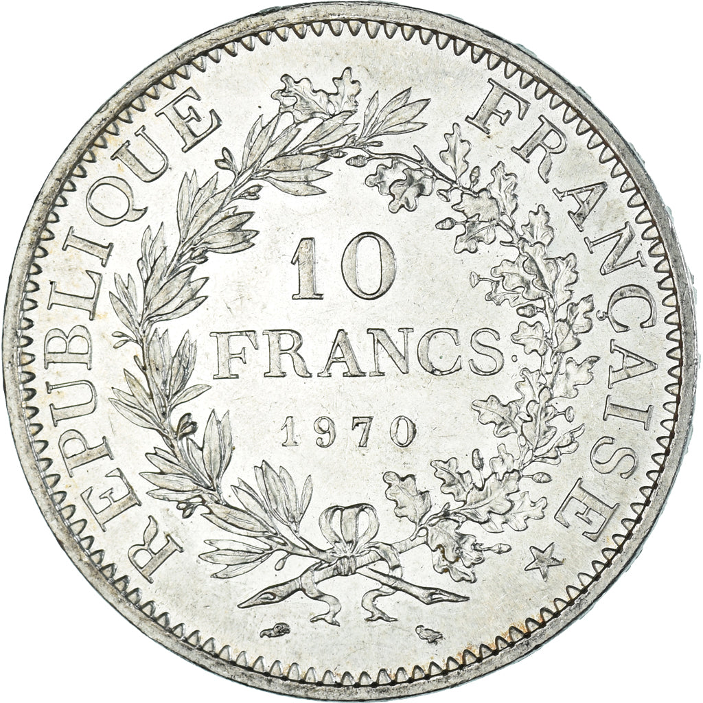 Coin, France, Hercule, 10 Francs, 1970, Paris, MS(60-62), Silver, KM:932