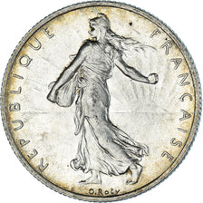Moneta, Francja, Semeuse, 2 Francs, 1918, Paris, MS(60-62), Srebro, KM:845.1