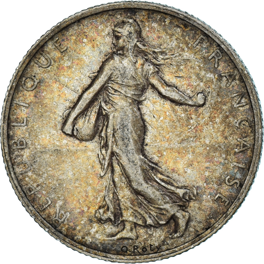 Coin, France, Semeuse, 2 Francs, 1908, Paris, EF(40-45), Silver, KM:845.1