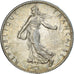 Moneda, Francia, Semeuse, 2 Francs, 1914, Paris, MBC+, Plata, KM:845.1