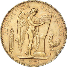 France, Génie, 100 Francs, 1886, Paris, TTB, Or, KM:832, Gadoury:1137