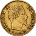 Moneda, Francia, Napoleon III, 5 Francs, 1860, Strasbourg, MBC, Oro, KM:787.2
