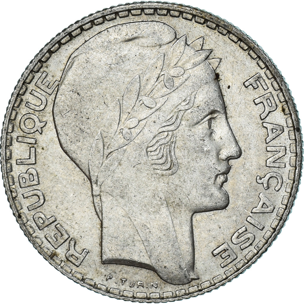 Frankreich, Turin, 10 Francs, 1939, Paris, EF(40-45), Silver, KM:878, Gadoury...