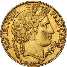 Francia, Cérès, 20 Francs, 1851, Paris, BB+, Oro, KM:762, Gadoury:1059