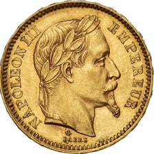 Coin, France, Napoleon III, 20 Francs, 1862, Paris, AU(55-58)