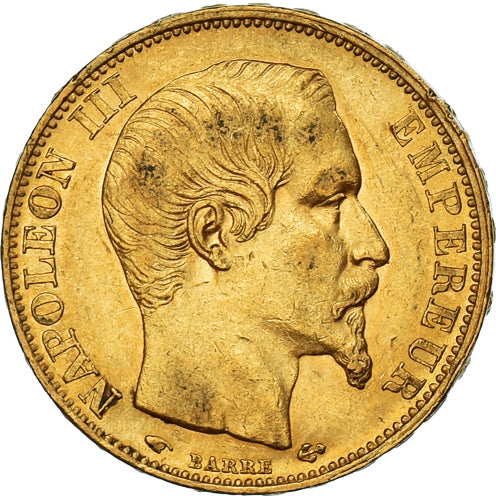 Monnaie, France, Napoleon III, 20 Francs, 1859, Paris, TTB+, Or, Gadoury:1061