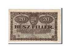 Billete, 20 Fillér, 1920, Hungría, MBC