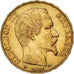 Moneta, Francja, Napoleon III, 20 Francs, 1855, Strasbourg, AU(50-53), Złoto