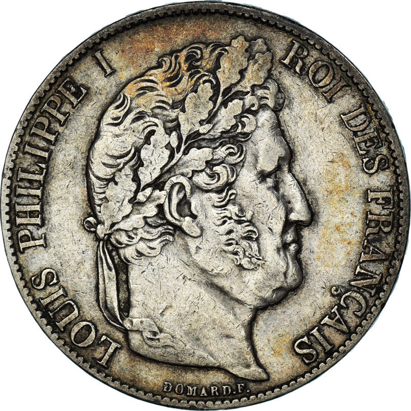 France, Louis-Philippe, 5 Francs, 1847, Paris, EF(40-45), Silver, KM:749.1