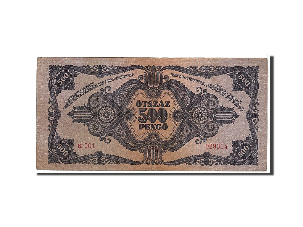 Banknote, Hungary, 500 Pengö, 1945, KM:117a, EF(40-45)