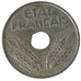 Coin, France, État français, 20 Centimes, 1944, Paris, EF(40-45), Zinc