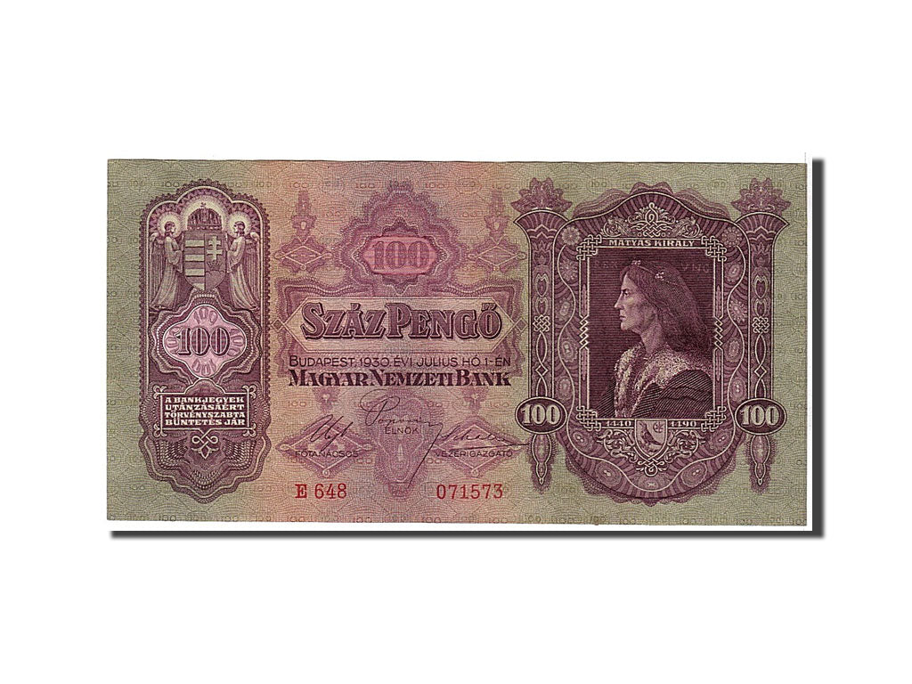 Banknote, Hungary, 100 Pengö, 1930, KM:112, AU(50-53)