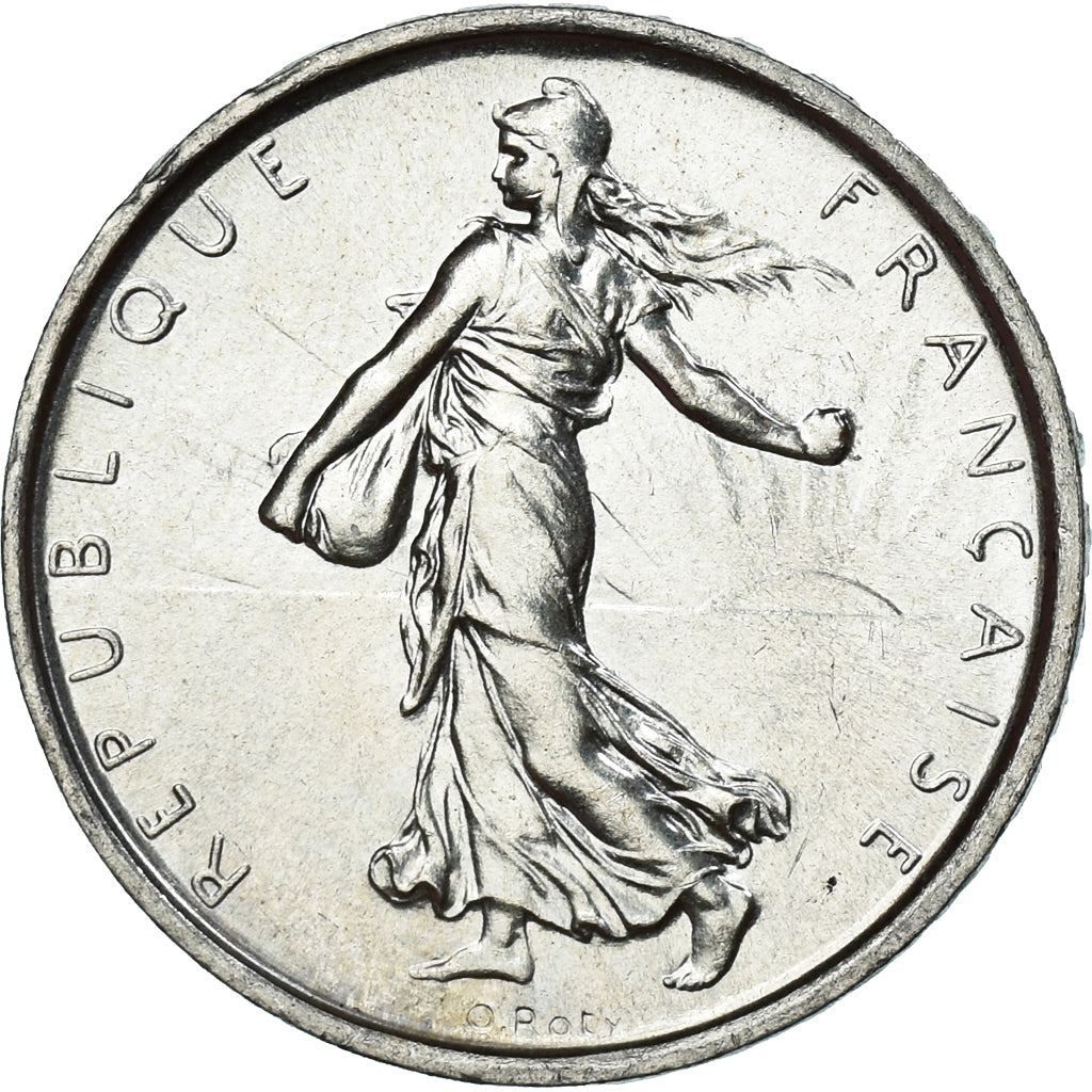 Moneda, Francia, Semeuse, 5 Francs, 1969, Paris, SC, Plata, KM:926, Gadoury:770