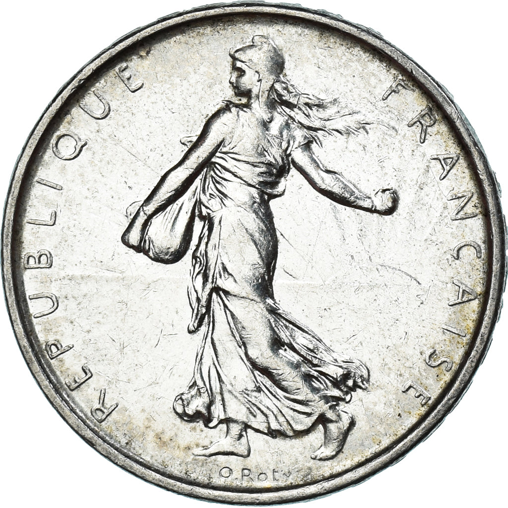 France, Semeuse, 5 Francs, 1962, Paris, AU(55-58), Silver, KM:926, Gadoury:770