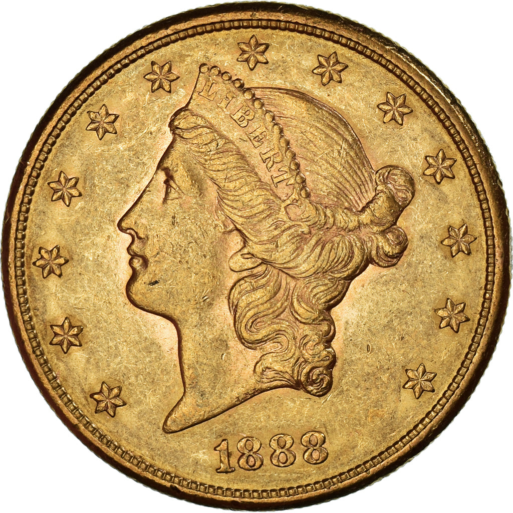 Münze, Vereinigte Staaten, Liberty Head, $20, Double Eagle, 1888, U.S. Mint