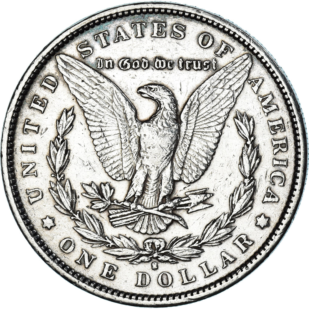 Monnaie, États-Unis, Morgan Dollar, Dollar, 1890, San Francisco, TTB+, Argent