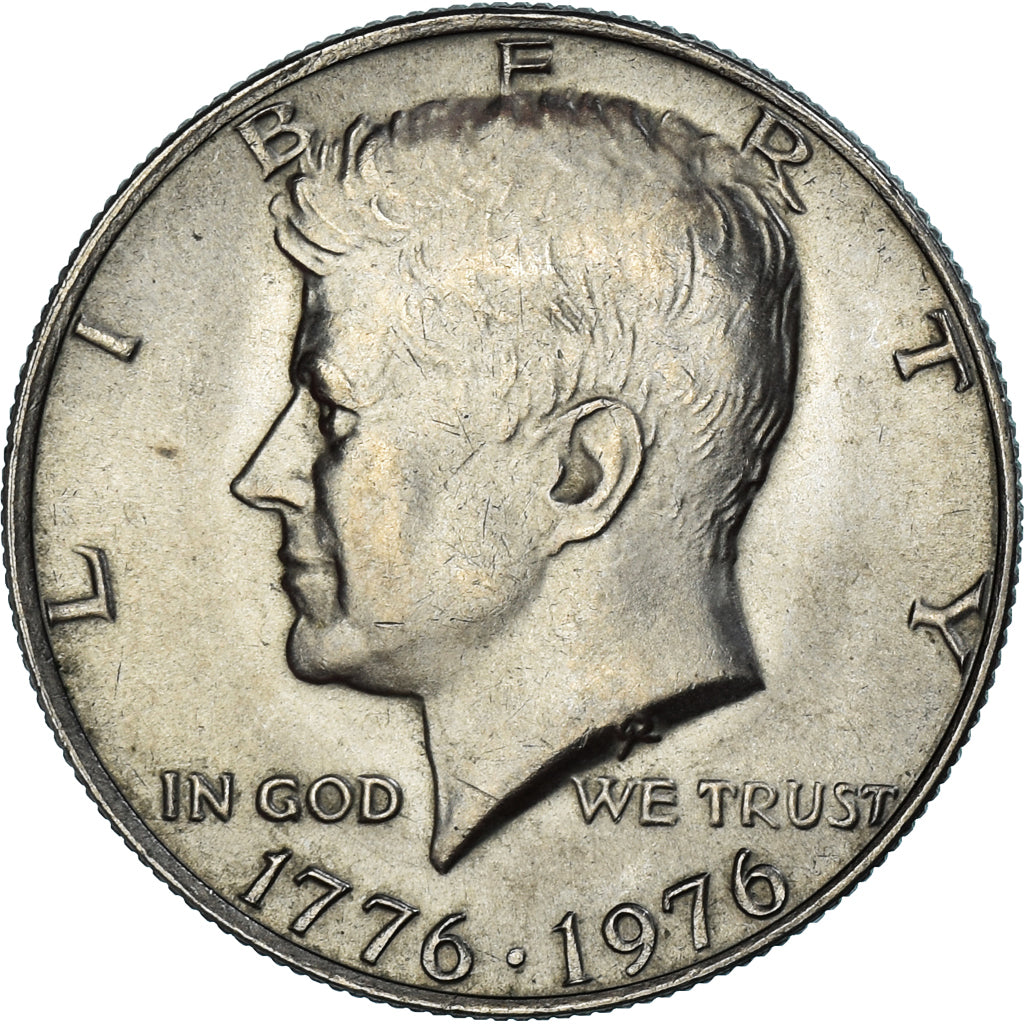 Coin, United States, Kennedy, Half Dollar, 1976, Philadelphia, AU(50-53)