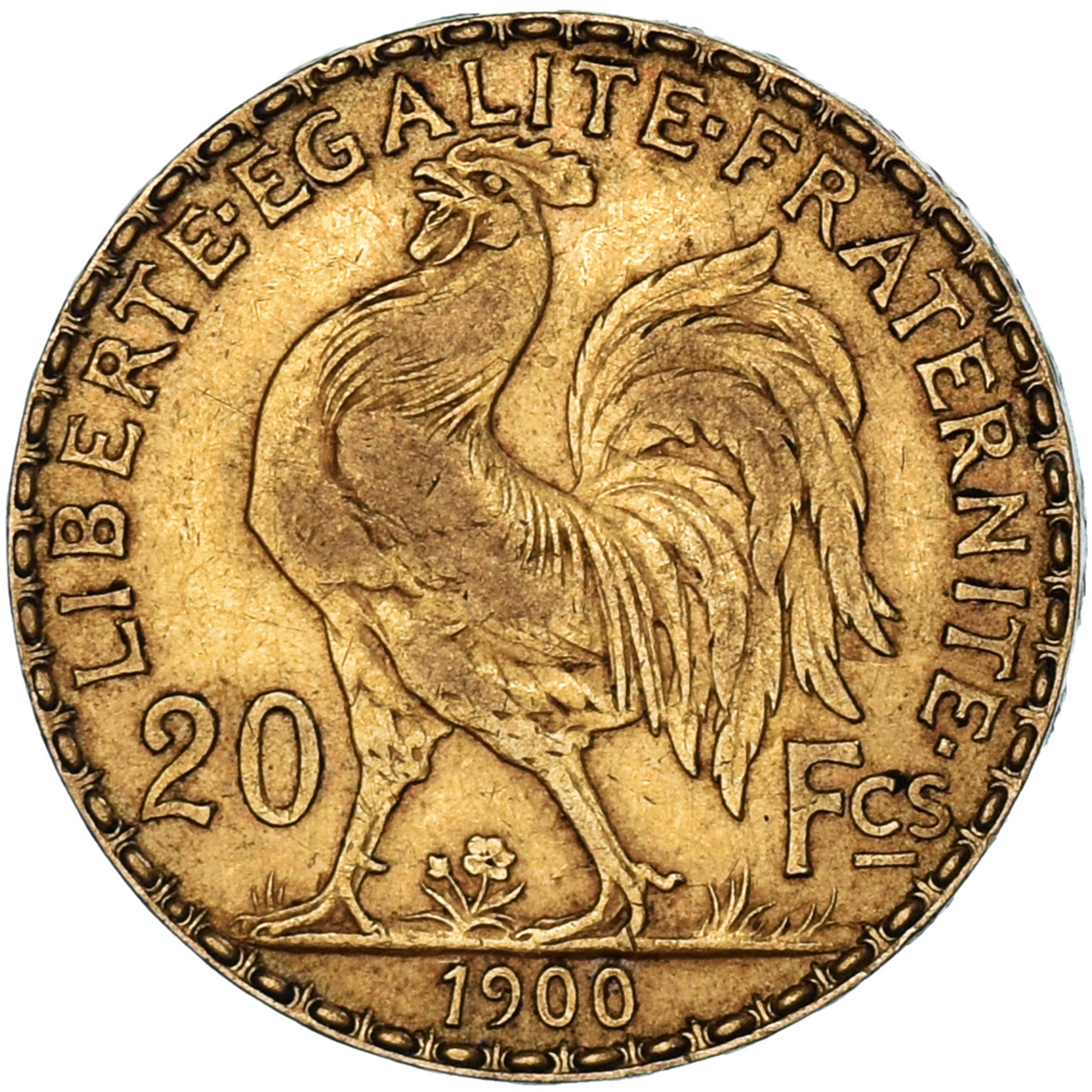 France, Marianne, 20 Francs, 1900, Paris, EF(40-45), Gold, KM:847, Gadoury:1064