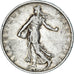 Munten, Frankrijk, Semeuse, 2 Francs, 1910, Paris, ZF+, Zilver, KM:845.1