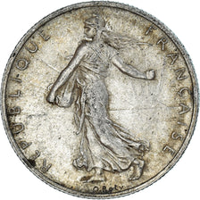Coin, France, Semeuse, 2 Francs, 1917, Paris, EF(40-45), Silver, KM:845.1