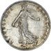 Coin, France, Semeuse, 2 Francs, 1917, Paris, EF(40-45), Silver, KM:845.1