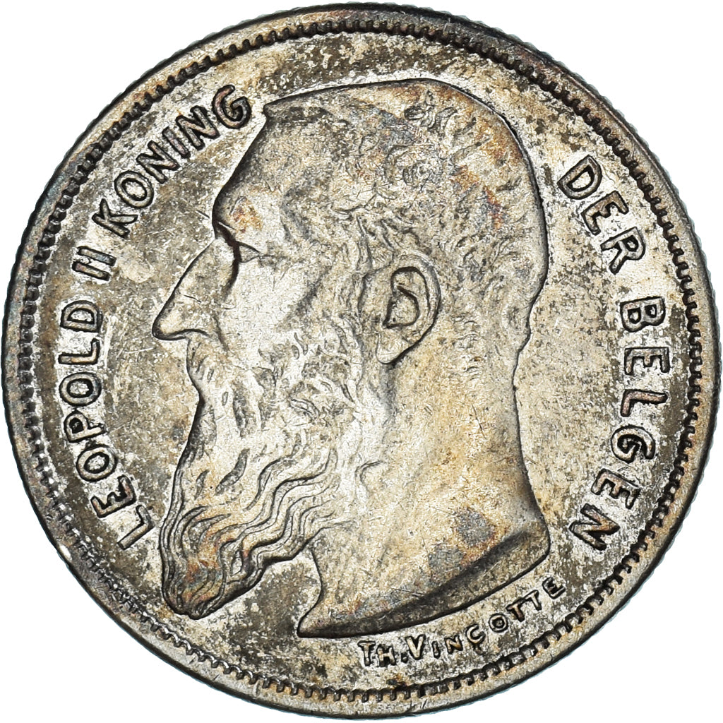Monnaie, Belgique, Franc, 1909, legende en francais, TTB, Argent, KM:56.1