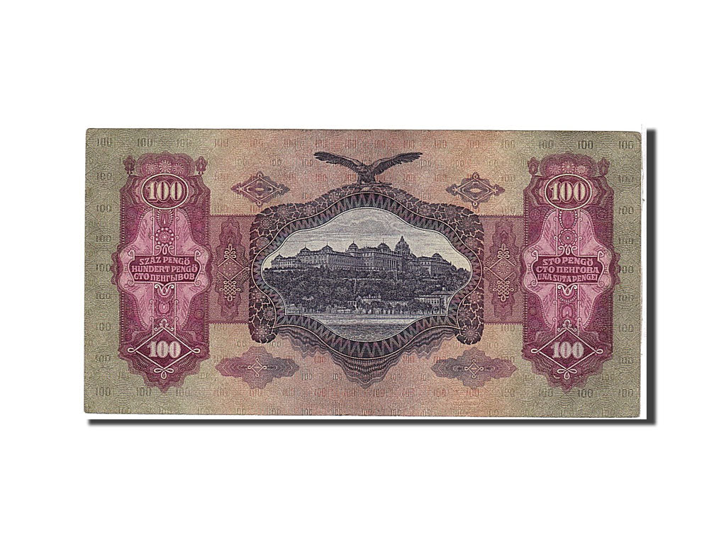 Hungary, 100 Pengö, 1930, KM #112, AU(50-53), E057076458