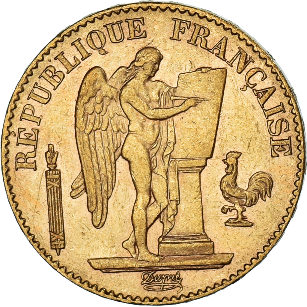 Coin, France, Génie, 20 Francs, 1894, Paris, EF(40-45), Gold, KM:825