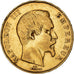France, Napoleon III, 50 Francs, 1858, Strasbourg, VF(30-35),KM785.2,Gadoury1111