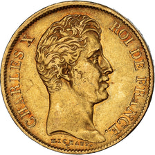 Coin, France, Charles X, 40 Francs, 1829, Paris, EF(40-45), Gold, KM:721.1