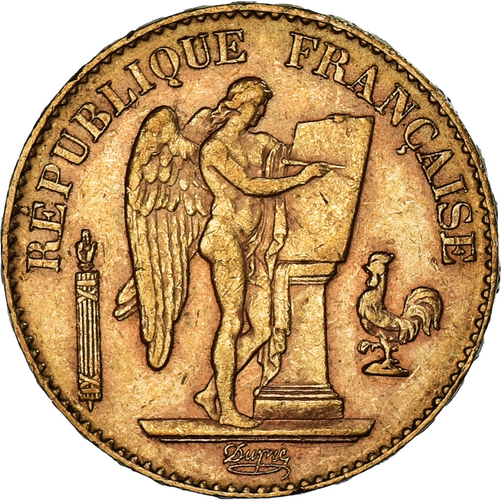 Monnaie, France, Génie, 20 Francs, 1898, Paris, TTB, Or, Gadoury:1063, KM:825