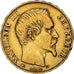 Moneta, Francia, Napoleon III, Napoléon III, 20 Francs, 1855, Paris, BB, Oro