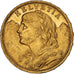 Coin, Switzerland, 20 Francs, 1897, Bern, AU(55-58), Gold, KM:35.1