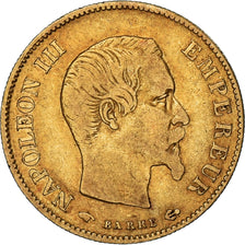 Coin, France, Napoleon III, 10 Francs, 1859, Paris, EF(40-45), Gold, KM:784.3