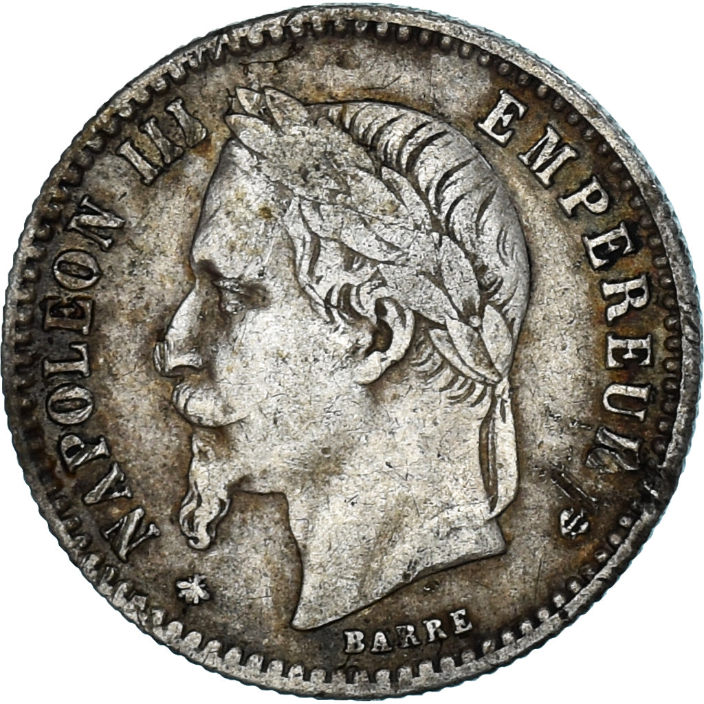 Coin, France, Napoleon III, Napoléon III, 50 Centimes, 1867, Paris, EF(40-45)