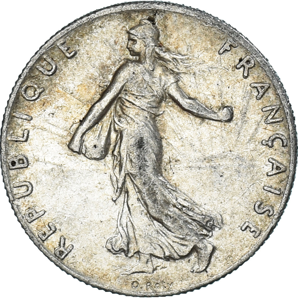 Munten, Frankrijk, Semeuse, 50 Centimes, 1913, Paris, ZF, Zilver, KM:854